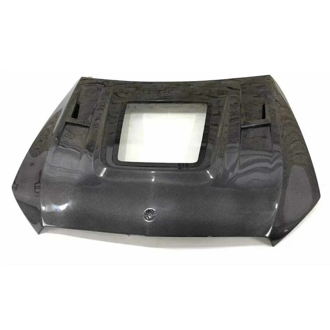 Suitable for 15-21   C-Class W205 Modified Original Transparent Engine Cover Carbon Fiber Engine Hood